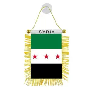 علم سوريا الحرّة المصغّر المعلق – مقاس 8×12 سم 6 علم سوريا الحرّة المصغّر المعلق – مقاس 8×12 سم
