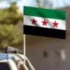 20x علم صغير سوريا الحرة مقاس 14×21 سنتمتر